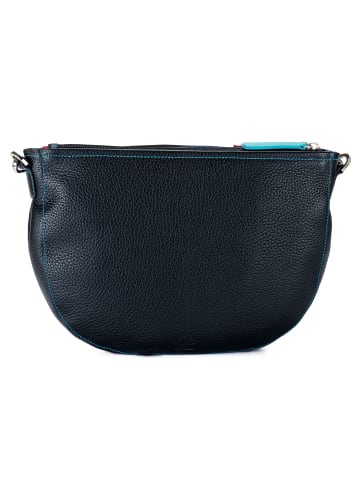 MYWALIT Schultertasche Leder 29 cm in black