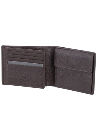 Braun Büffel Geldbörse Prato RFID 11CS in Dunkelbraun