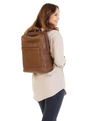 X-ZONE Rucksack in cognac