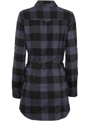 Brandit Minikleid "Women Lucy Longshirt Long Sleeve" in Schwarz