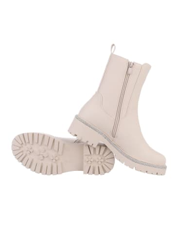 Ital-Design Stiefelette in Beige