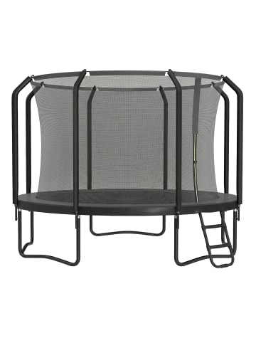 SONGMICS Gartentrampolin Saul in Schwarz - (H)256 x Ø305 cm