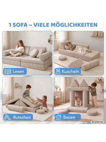 Spielsofa Lasse modulares Kindersofa in Beige