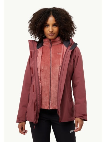 Jack Wolfskin Kombijacke in rot
