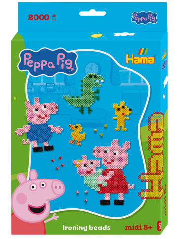 Hama Geschenkpackung Peppa Wutz klein 2 Midi-Bügelperlen - ab 5 Jahren