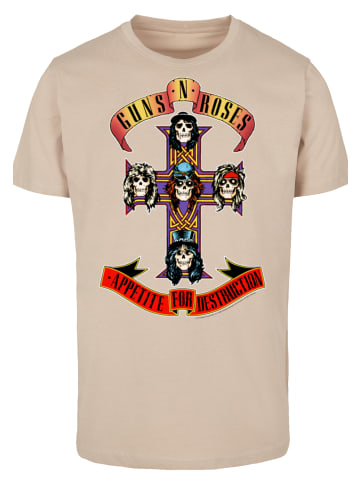 F4NT4STIC T-Shirt Guns 'n' Roses Appetite For Destruction in sand