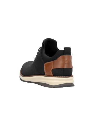 rieker Tiva Low-Top-Sneaker mit Schnürung Schwarz