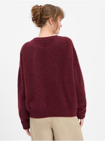American Vintage Strickpullover mit Alpaka-Anteil Gaspacho Chine in bordeaux - 0001