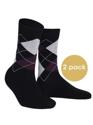 Wilox BIO-Baumwollsocken in schwarz