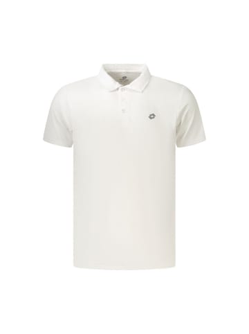 Lotto Weiß Polyester Herren Polo Hemd