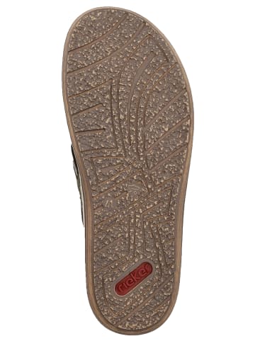 rieker Zehenstegsandalen Comfort in Schwarz
