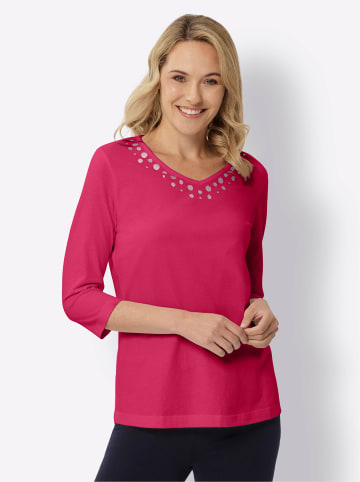 Sieh an! 3/4-Arm-Shirt in pink