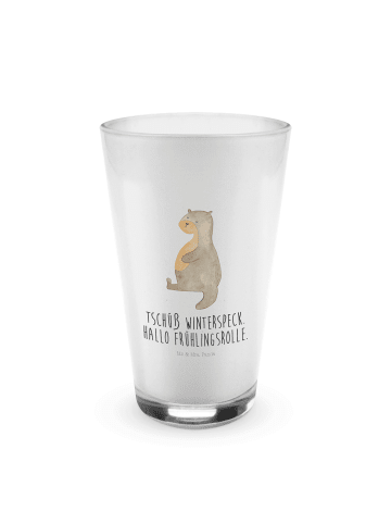 Mr. & Mrs. Panda Glas Bunt Otter Bauch mit Spruch in Transparent