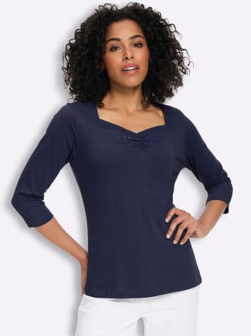 Sieh an! 3/4-Arm-Shirt in marine