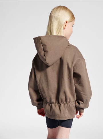 Sometime Soon Verstellbare Taille Kapuzenpullover Stsharlow Mädchen in CARIBOU