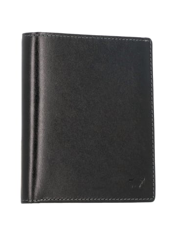 Braun Büffel Arezzo Geldbörse RFID Leder 10 cm in schwarz