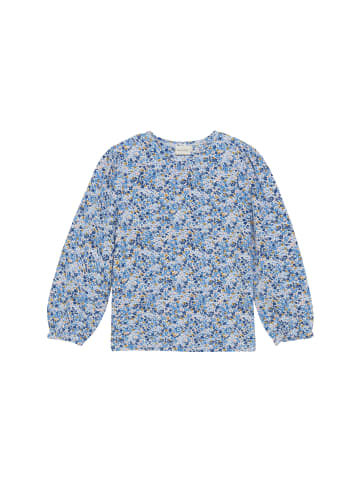 Minymo Langarmshirt MIT-shirt LS AOP in Blau