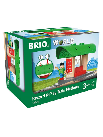 Ravensburger Spielzeug BRIO World 33840 Bahnhof mit Aufnahmefunktion  - Ab 3 Jahren