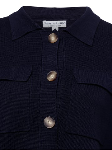 Marie Lund Strickjacke in marine - 0001