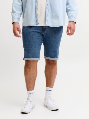 JACK & JONES PLUS Jeans-Shorts in Blue Denim