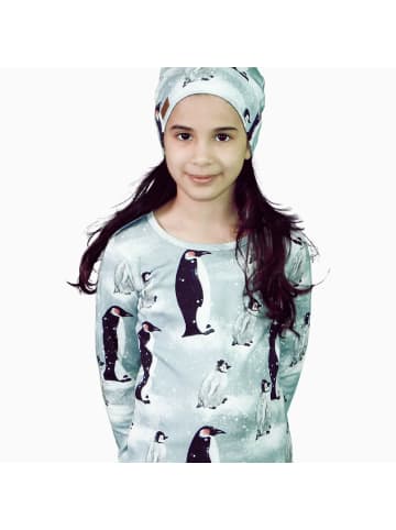 Walkiddy Langarmshirt Penguin Family in Multicolored