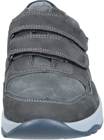 WALDLÄUFER Klettverschluss-Schuhe in carbon/schwarz