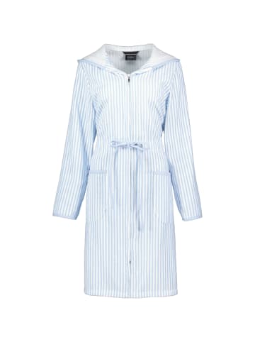 Cawö Cawö Bademäntel Damen Reißverschluss 6416 mittelblau - 11 in mittelblau - 11