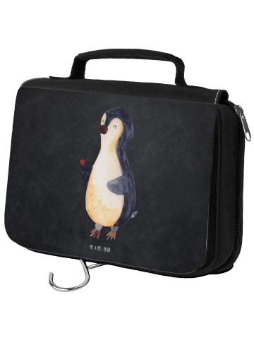 Mr. & Mrs. Panda Kulturtasche Pinguin Marienkäfer ohne Spruch in Kreidetafel