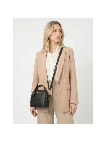 Lazarotti Bologna Leather Crossbody Handtasche Leder 17 cm in black