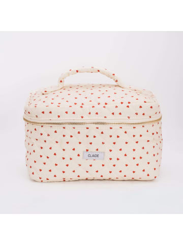 Claide Taschen Endless Love Travel Bag in Weiß, Rot