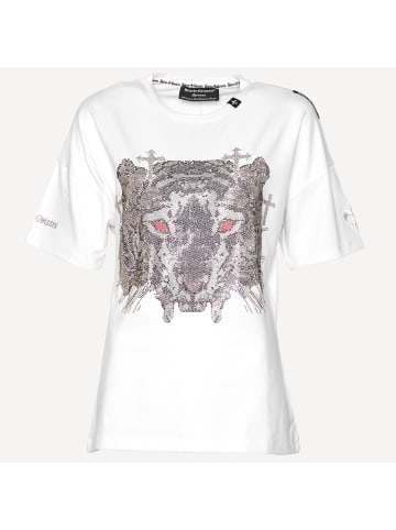 Roberto Geissini Tiger T-Shirt Weiß