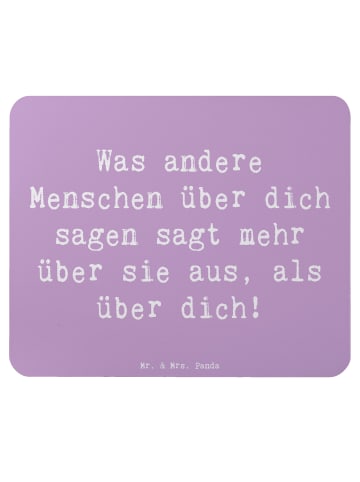 Mr. & Mrs. Panda Mousepad Spruch Mobbing bewältigen Selbstwert m... in Lavendeltraum