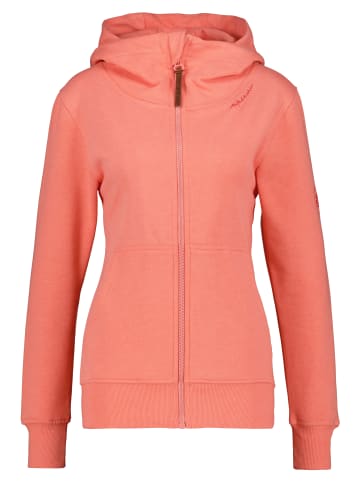 alife and kickin Kapuzensweatjacke, Sweatjacke, Kapuzenjacke, Shirtjacke YasminaAK A in salmon melange