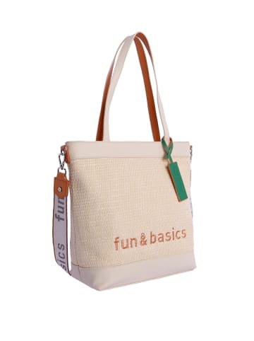 Fun&Basics Shopper Oseas (B)28 x (H)34 x (T)13 cm in Bunt