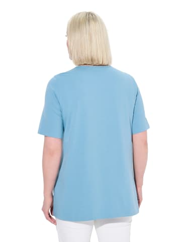 Ulla Popken Shirt in helles petrol