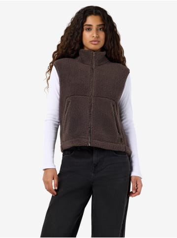 Noisy may Gilet in Chocolate Brown1