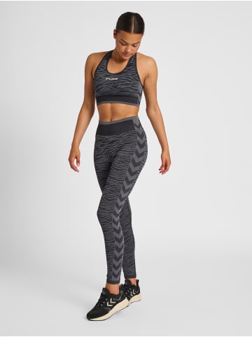 Hummel Top Hmlmt Saga Multisport Damen in BLACK/ASPHALT MELANGE