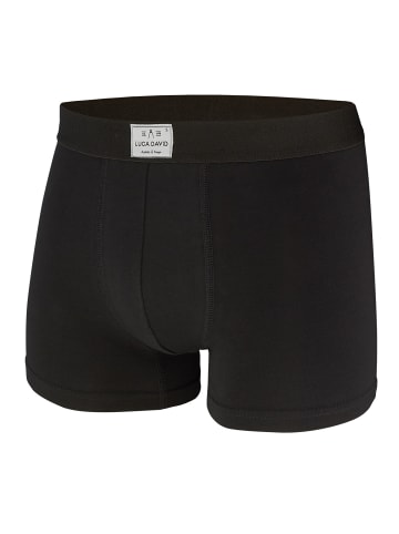 Luca David Boxershorts 7er Pack in Schwarz