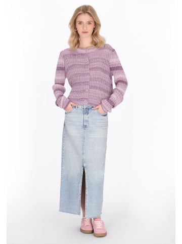 myMo Cardigan in lilac multicolor