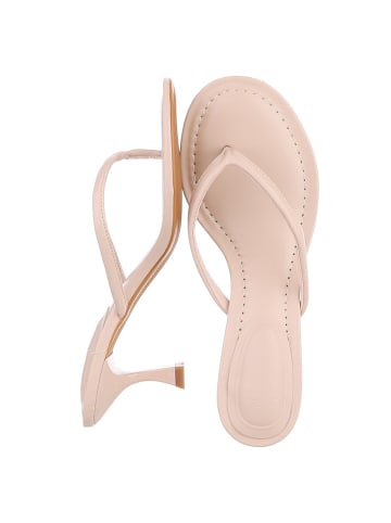 Ital-Design High-Heel Sandalette in Beige