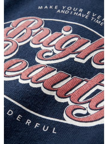 Swirly Women Sweatshirt in Navy
