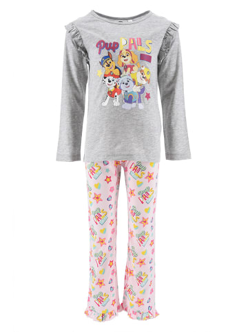 Paw Patrol 2tlg. Outfit: Schlafanzug Skye und Everest Pyjama in Grau