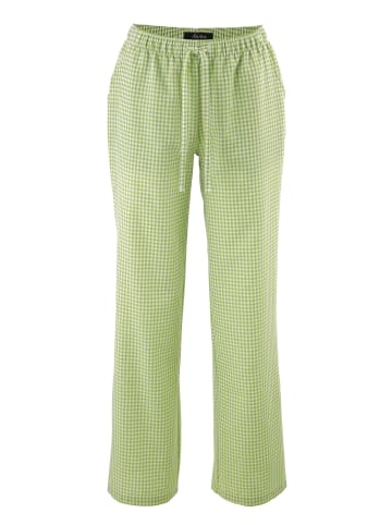 Aniston CASUAL Schlupfhose in grün-wollweiß