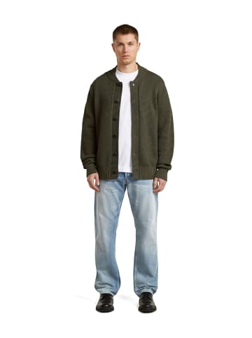 G-Star Raw Honey Comb Structure Cardigan Knit asfalt