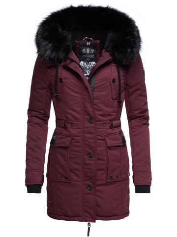 Navahoo Wintermantel Luluna Prc in Weinrot