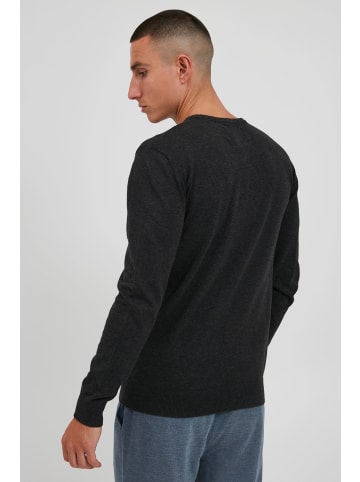 INDICODE Rundhalspullover IDBadan 35542MM Herren Feinstrickpullover in grau melange
