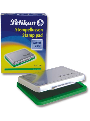 Pelikan Stempelkissen Gr.3 Metallgehäuse grün