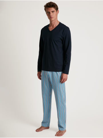Calida Pyjama in dolphin blue