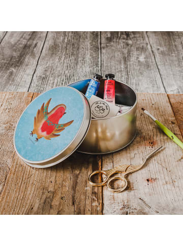 Mr. & Mrs. Panda Erinnerungsbox Rotkehlchen Weihnachten ohne Spruch in Eisblau