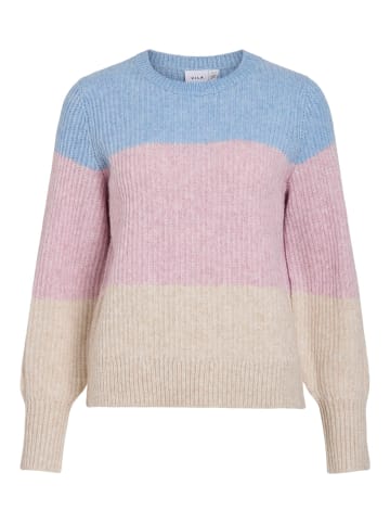 Vila Strickpullover in Blissful Blue